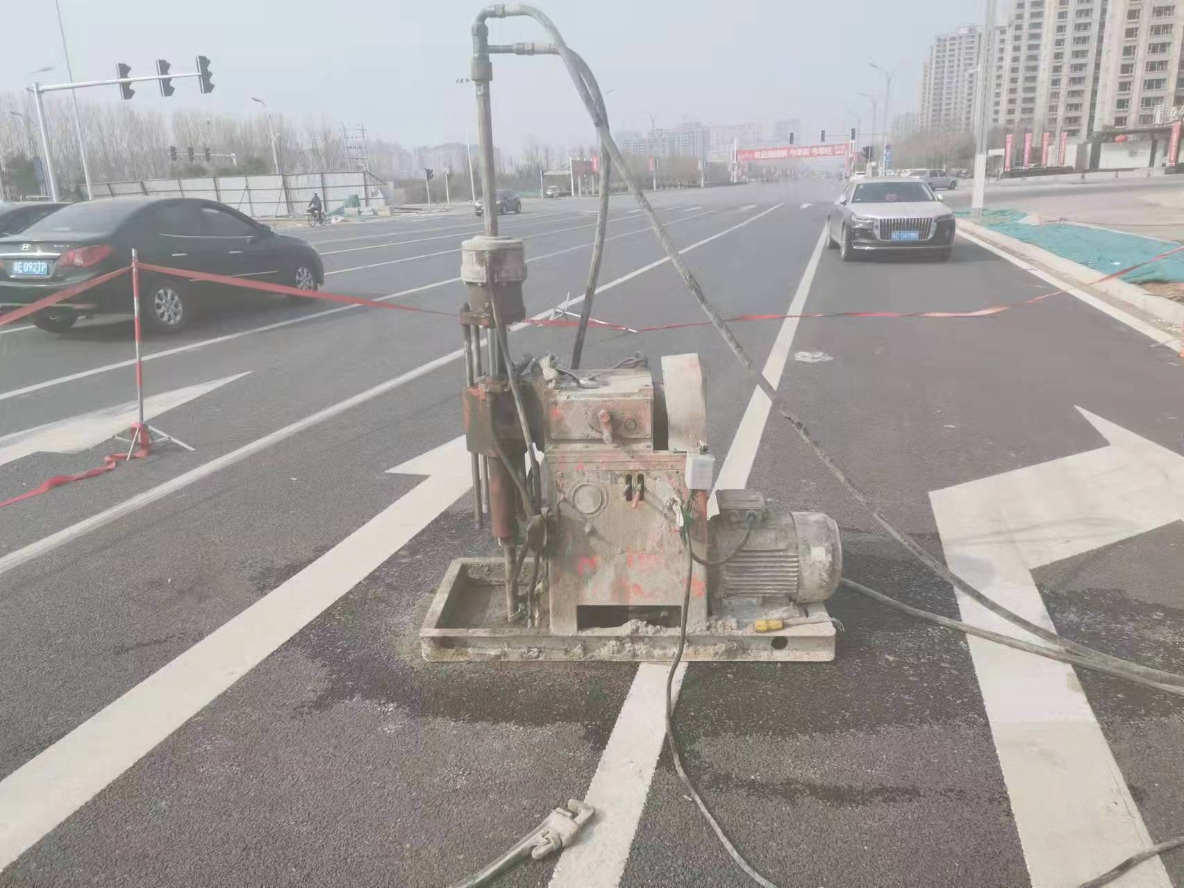 万江街道路基沉降注浆灌浆